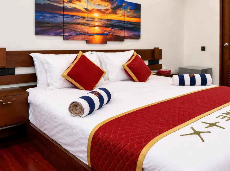 A room at Suncoral Maldives on Kondey